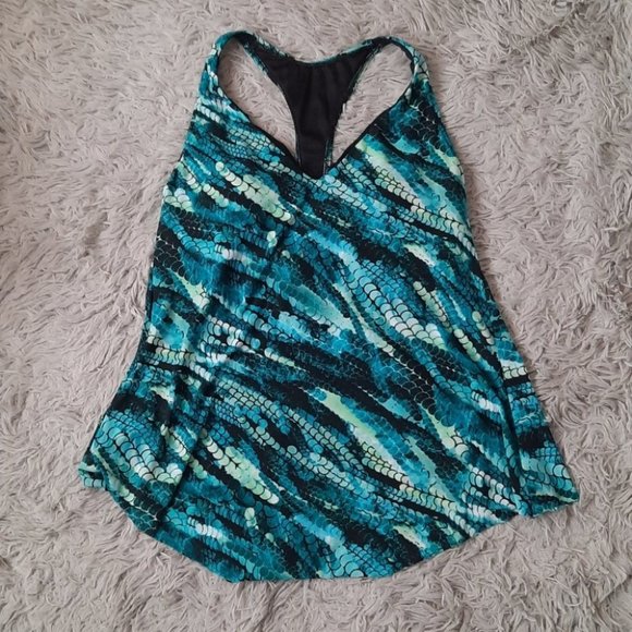 MAGICSUIT Aquarius Taylor Blue Tankini Swim Top - Picture 4 of 9